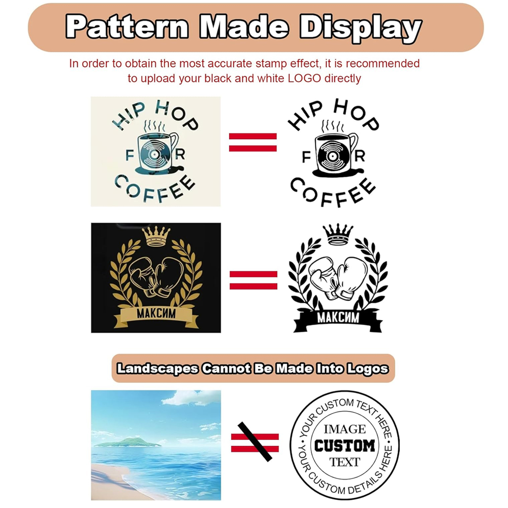 Customized LOGO Self-Inking St - Custom Photo Book ulasan dan harga
